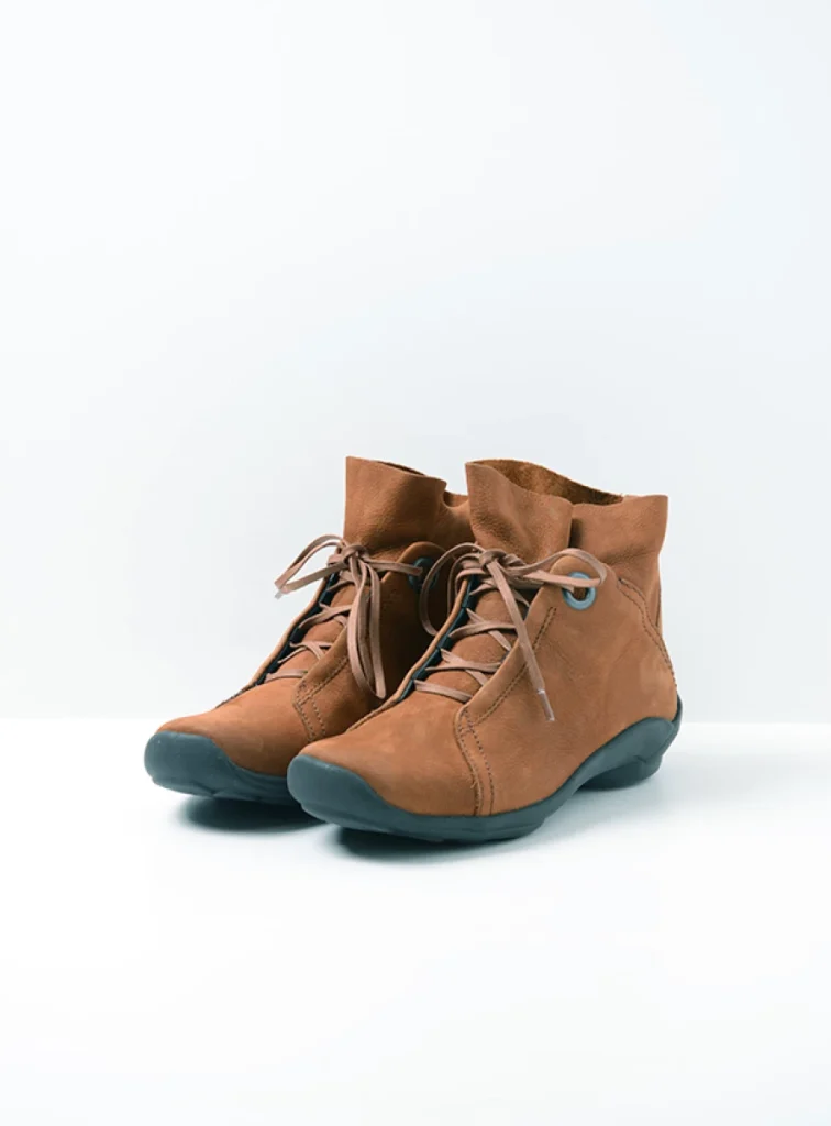 Wolky Lace up boots 01657 Diana 11430 cognac nubuck