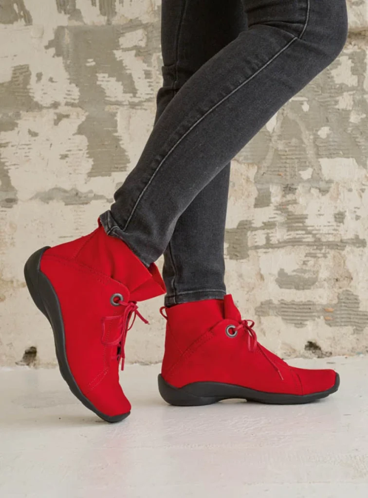 Wolky Lace up boots 01657 Diana 11505 dark red nubuck