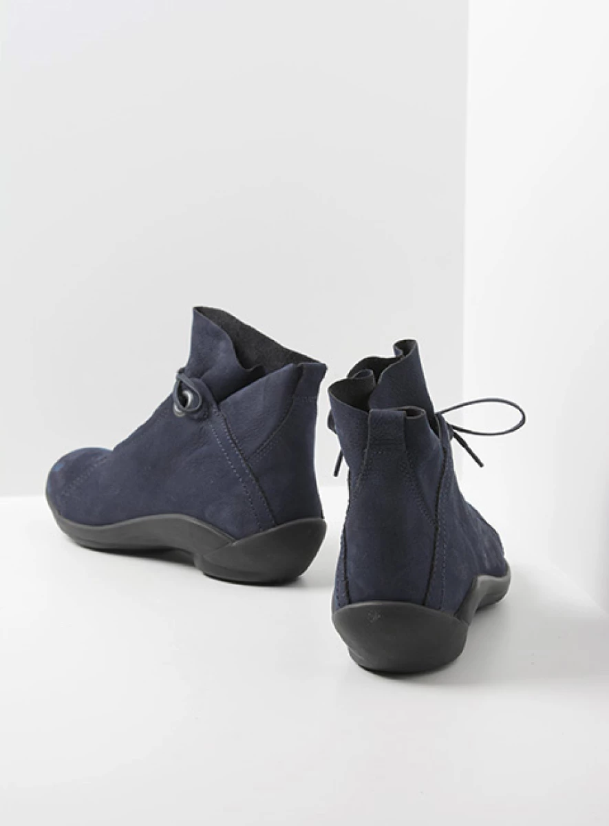 Wolky Lace up boots 01657 Diana 11800 blue nubuck
