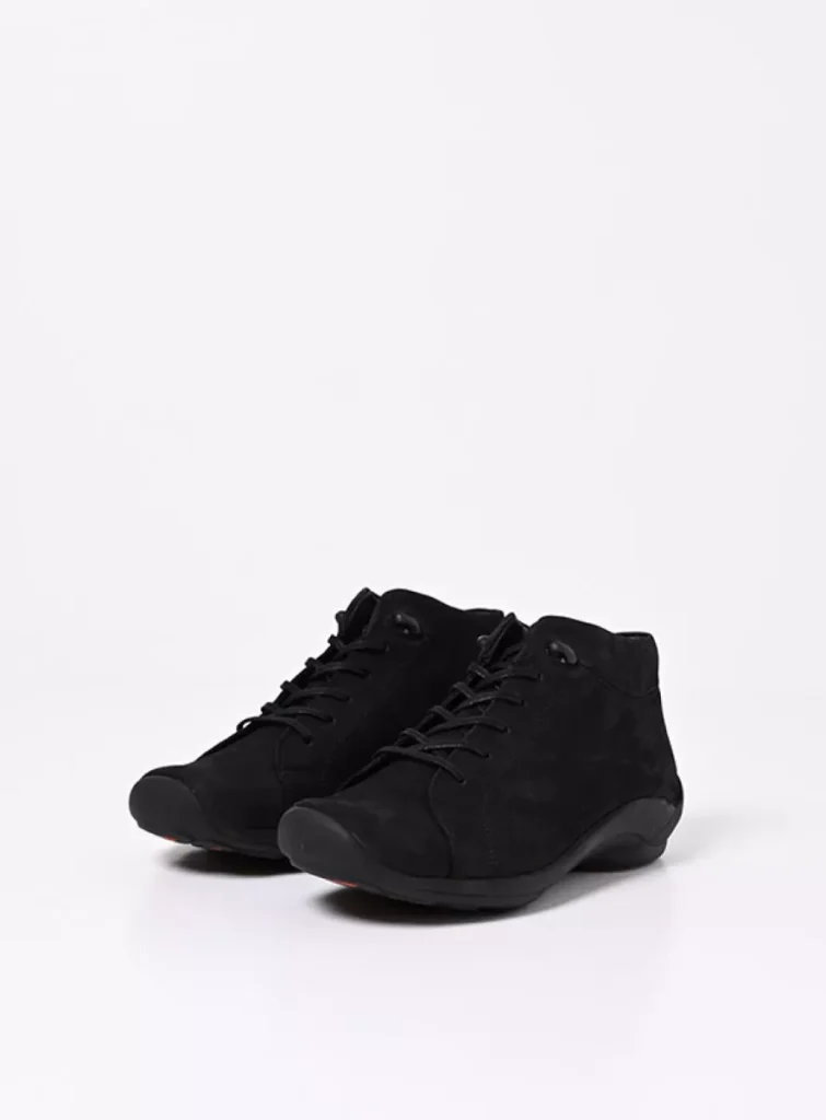 Wolky Lace up shoes 01674 Louise 10000 black nubuck