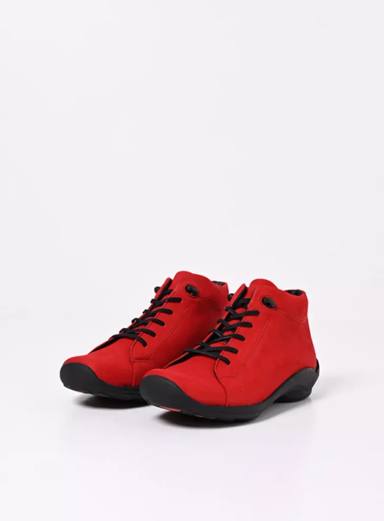 Wolky Lace up shoes 01674 Louise 10505 darkred nubuck