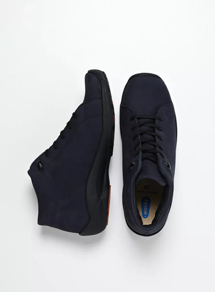 Wolky Lace up shoes 01674 Louise 10800 blue nubuck