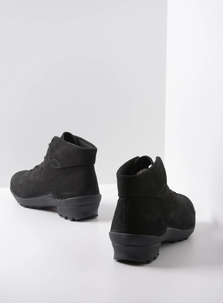 Wolky Lace up boots 01737 Teton 11000 black nubuck