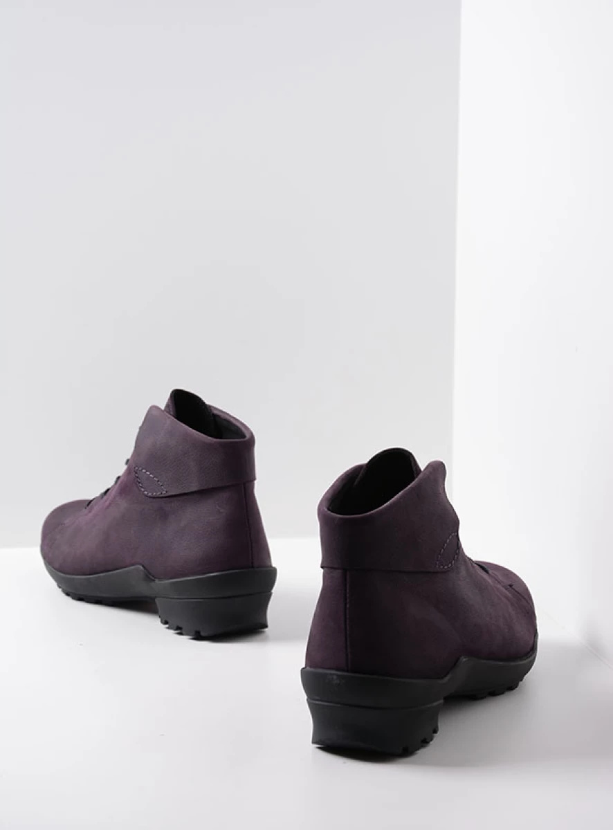 Wolky Lace up boots 01737 Teton 11600 purple nubuck