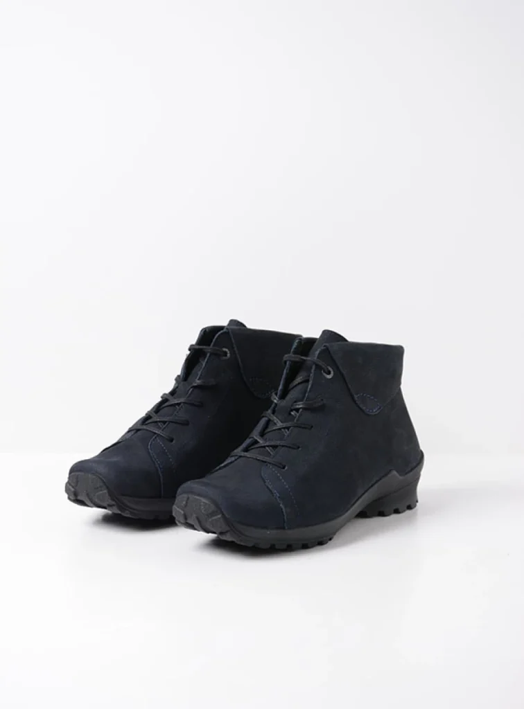 Wolky Lace up boots 01737 Teton 11800 blue nubuck