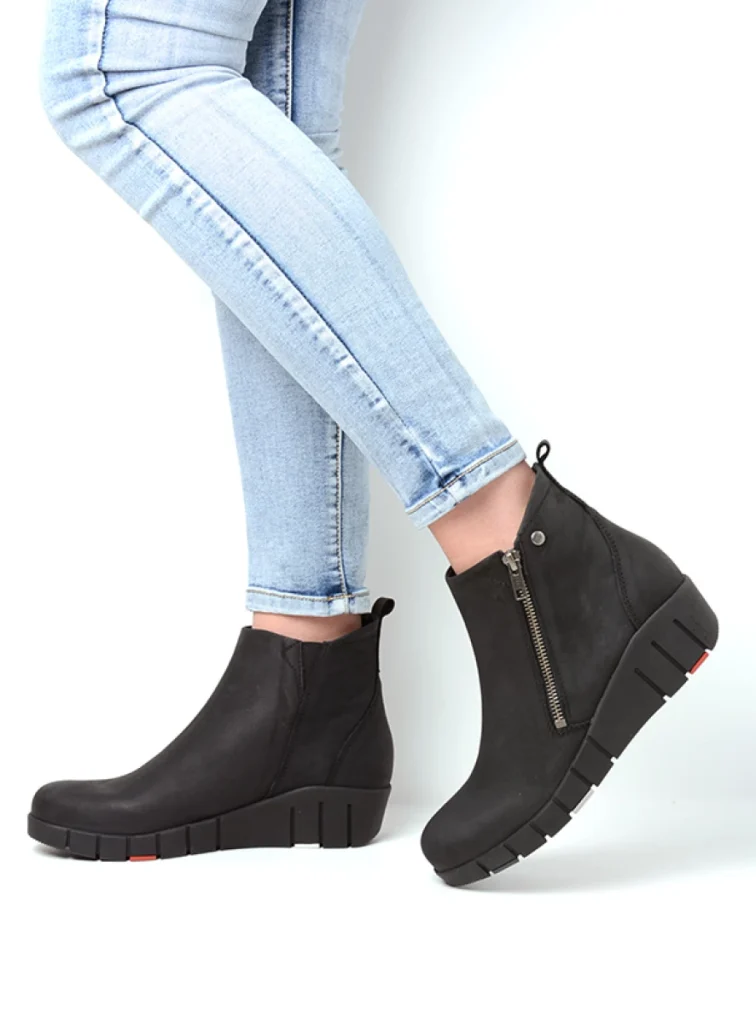 Wolky Boots 01782 Phoenix HV 10000 black nubuck