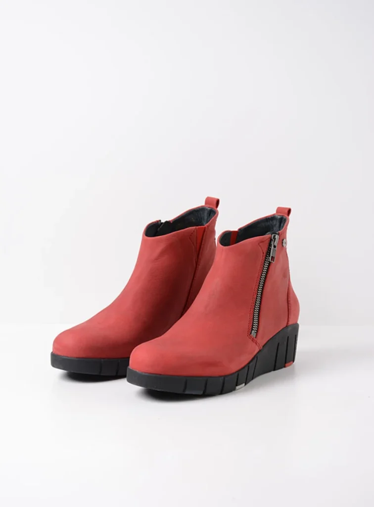 Wolky Boots 01782 Phoenix HV 10505 dark red nubuck