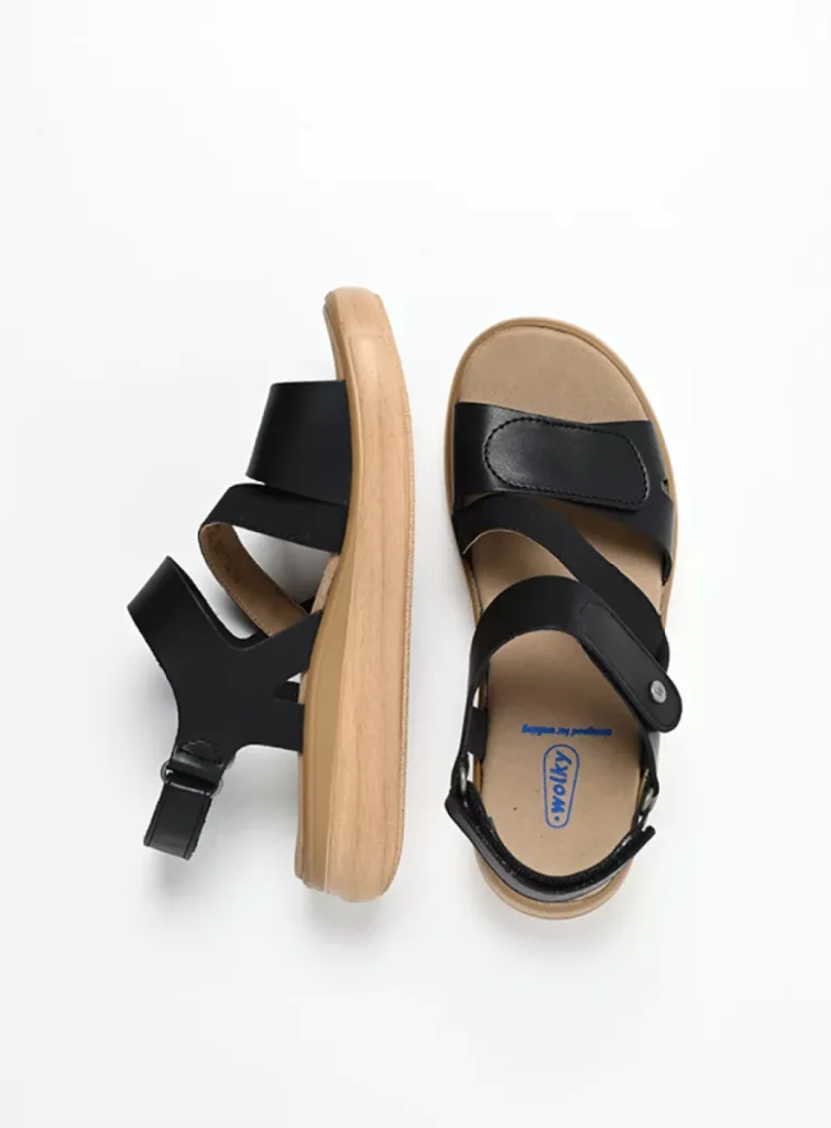 Wolky Sandals 01930 Amara 02000 black biocare