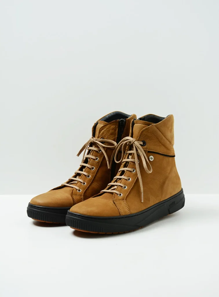 Wolky Lace up boots 02075 Wheel 11360 camel nubuck