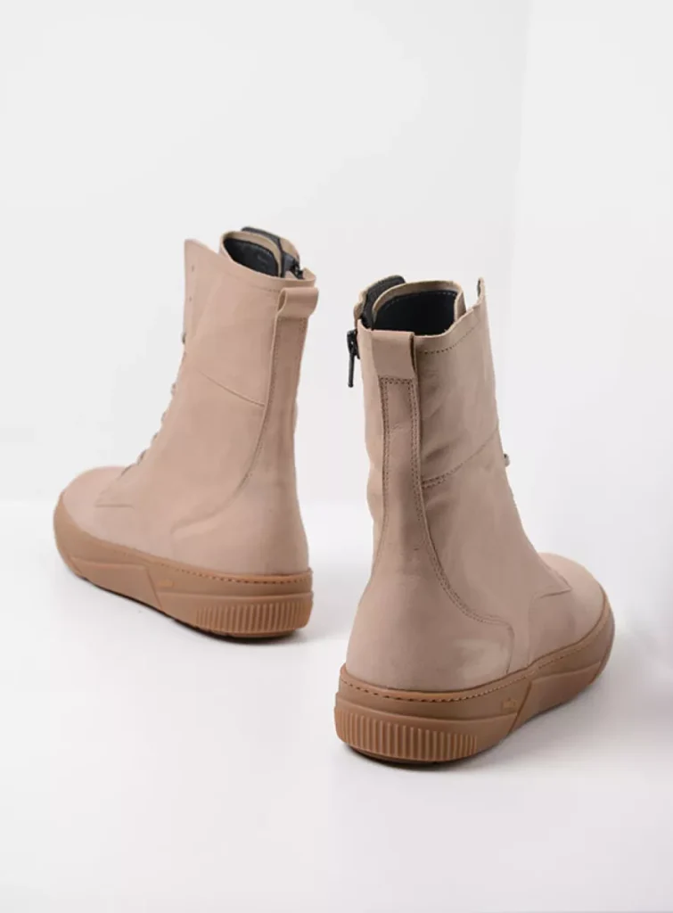 Wolky Lace up boots 02083 Check 12125 safari nubuck