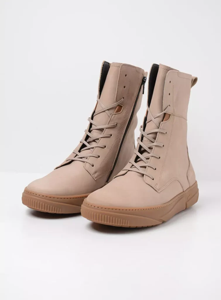 Wolky Lace up boots 02083 Check 12125 safari nubuck