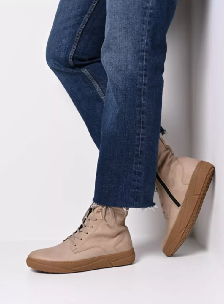 Wolky Lace up boots 02083 Check 12125 safari nubuck