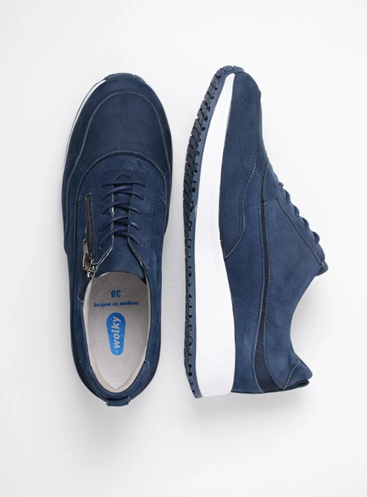 Wolky Lace up shoes 02278 Sprint 11820 denim nubuck