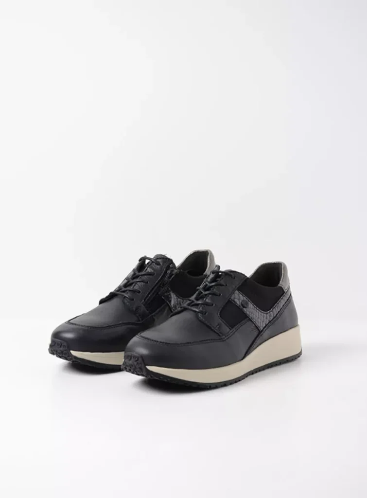 Wolky Trainers 02279 Hammer 92001 black combi leather