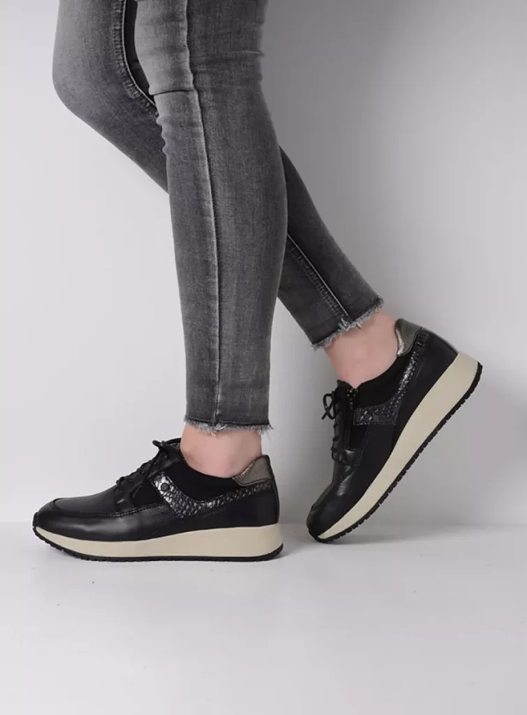 Wolky Trainers 02279 Hammer 92001 black combi leather