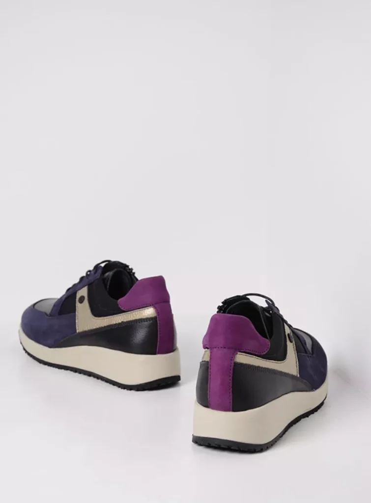 Wolky Trainers 02279 Hammer 92601 purple combi leather