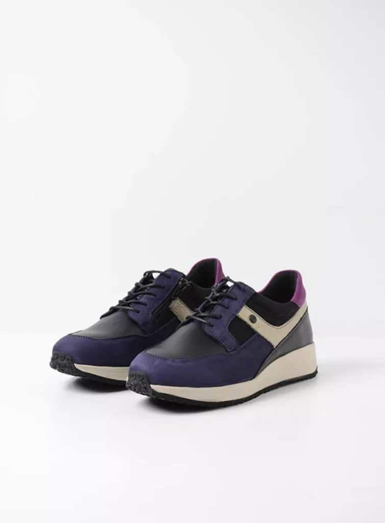 Wolky Trainers 02279 Hammer 92601 purple combi leather