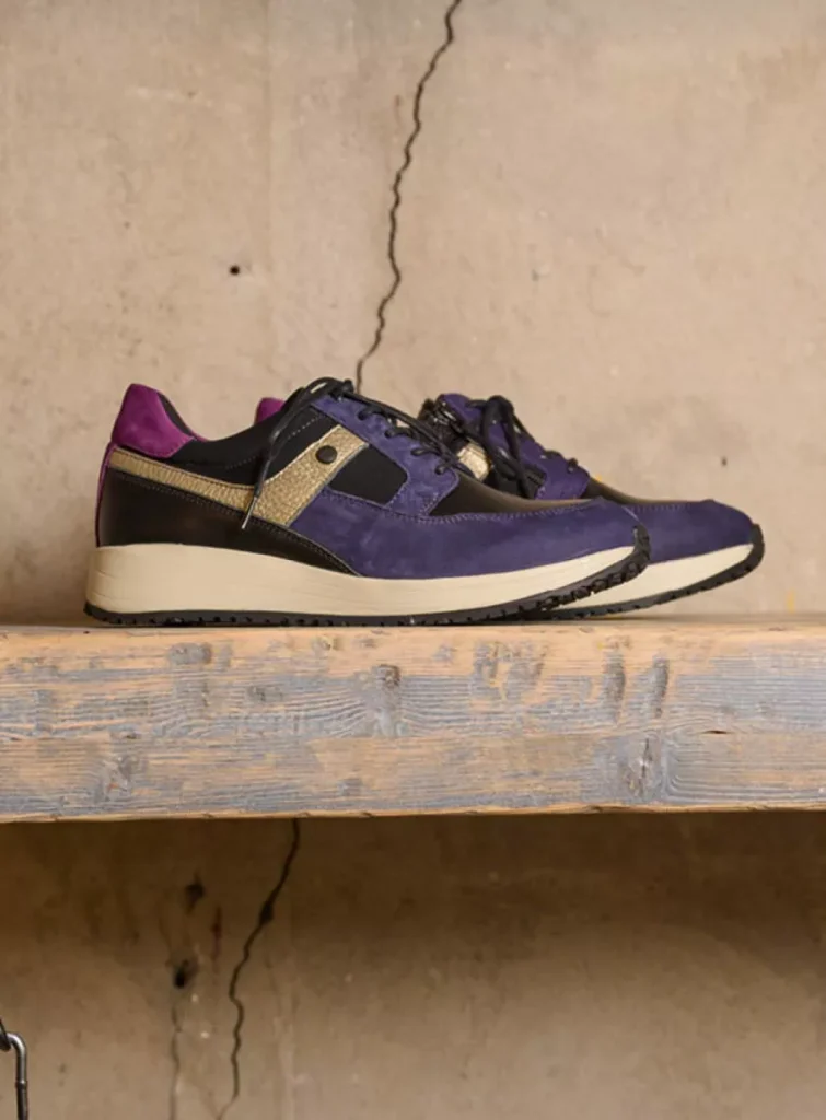 Wolky Trainers 02279 Hammer 92601 purple combi leather