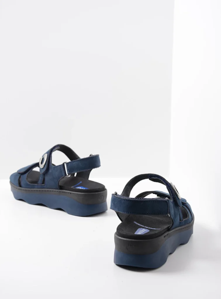 Wolky Sandals 02350 Medusa 11820 denim nubuck