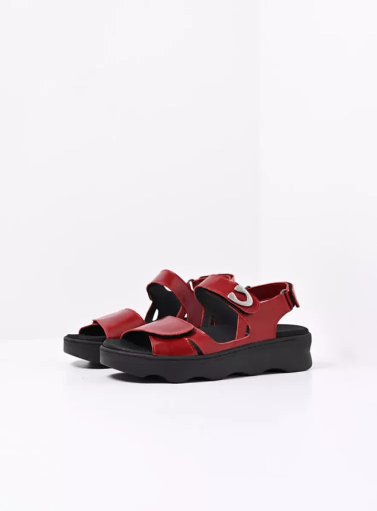 Wolky Sandals 02350 Medusa 33530 burgundy leather