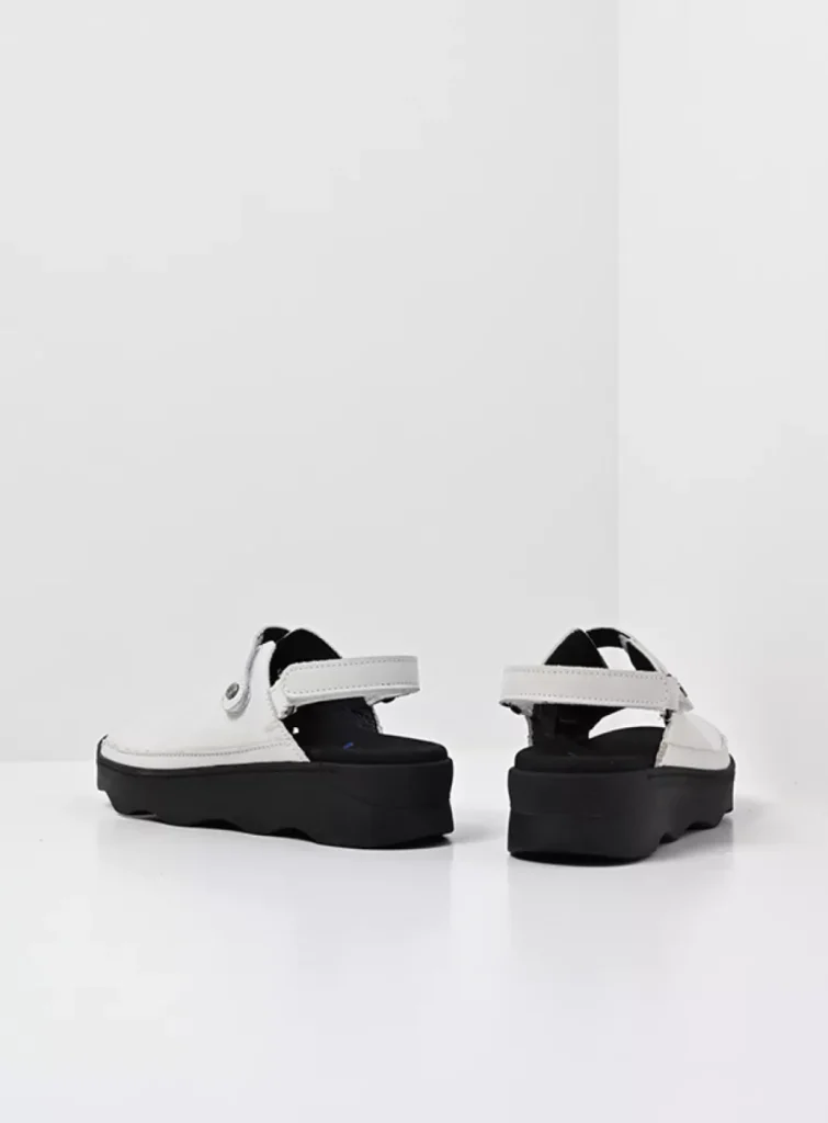 Wolky Sandals 02353 Laprida 36100 white effect leather