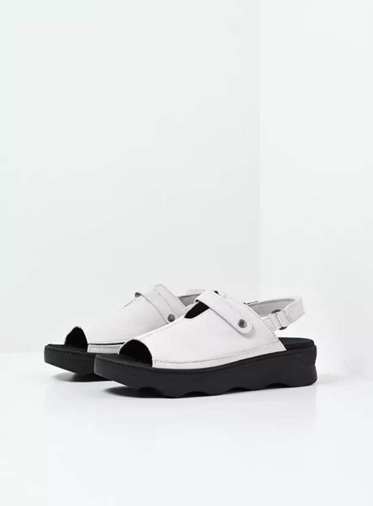 Wolky Sandals 02353 Laprida 36100 white effect leather