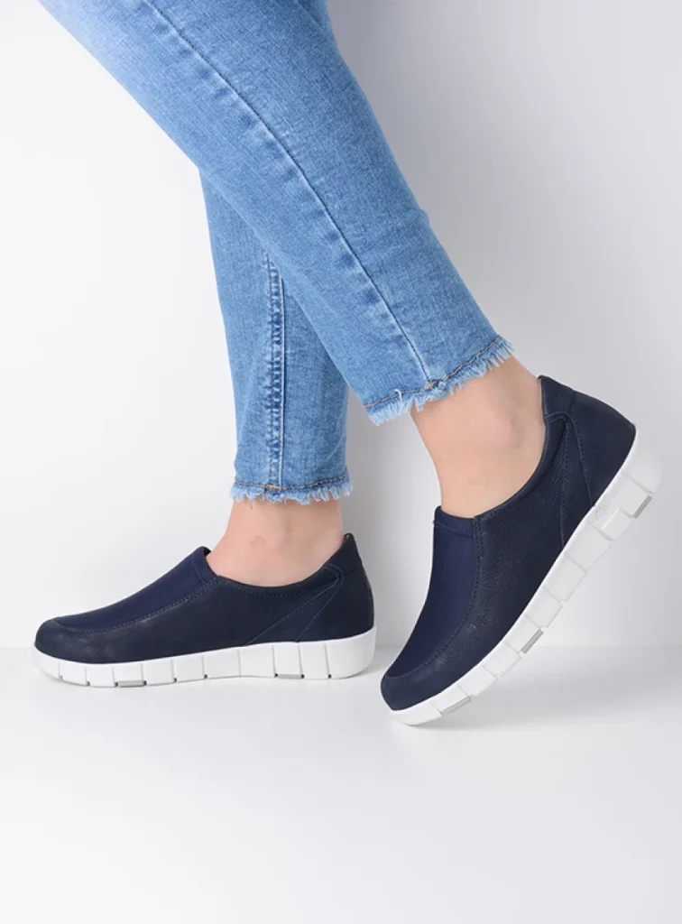 Wolky Ballet pumps 02453 Salton 13870 blue-summer nubuck