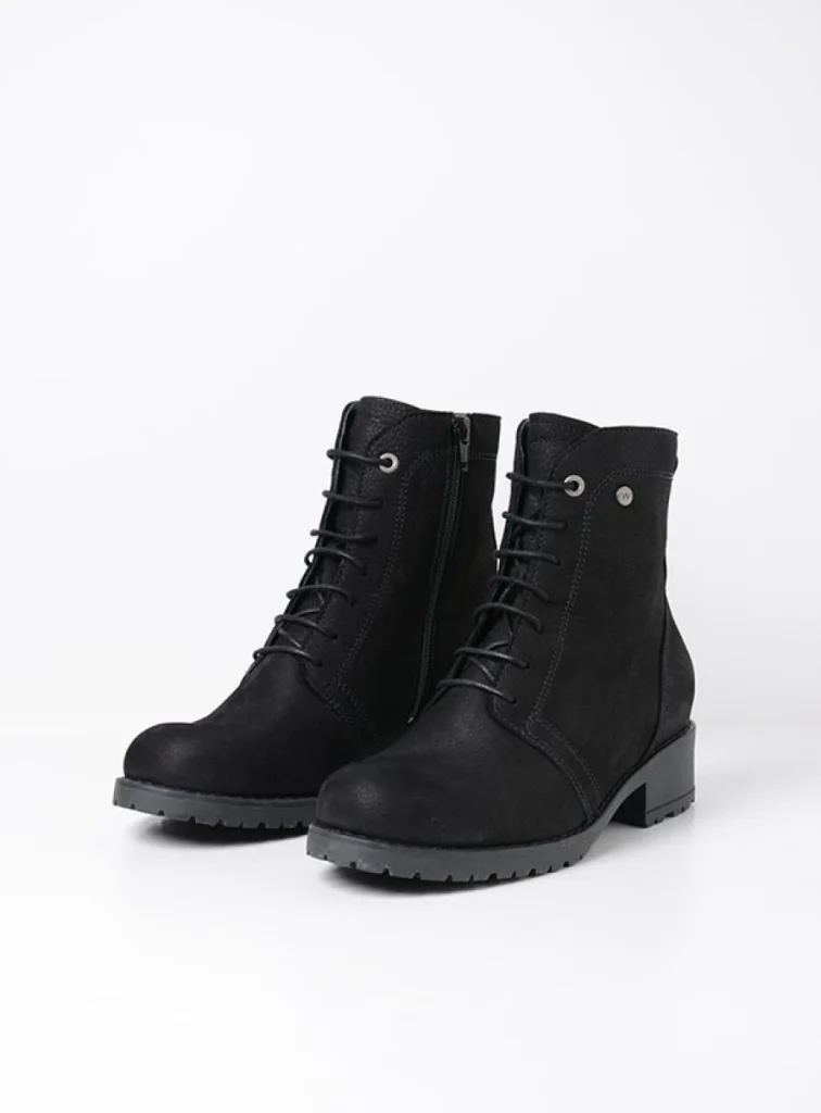 Wolky Boots 02475 Quinta F2F 10000 black nubuck