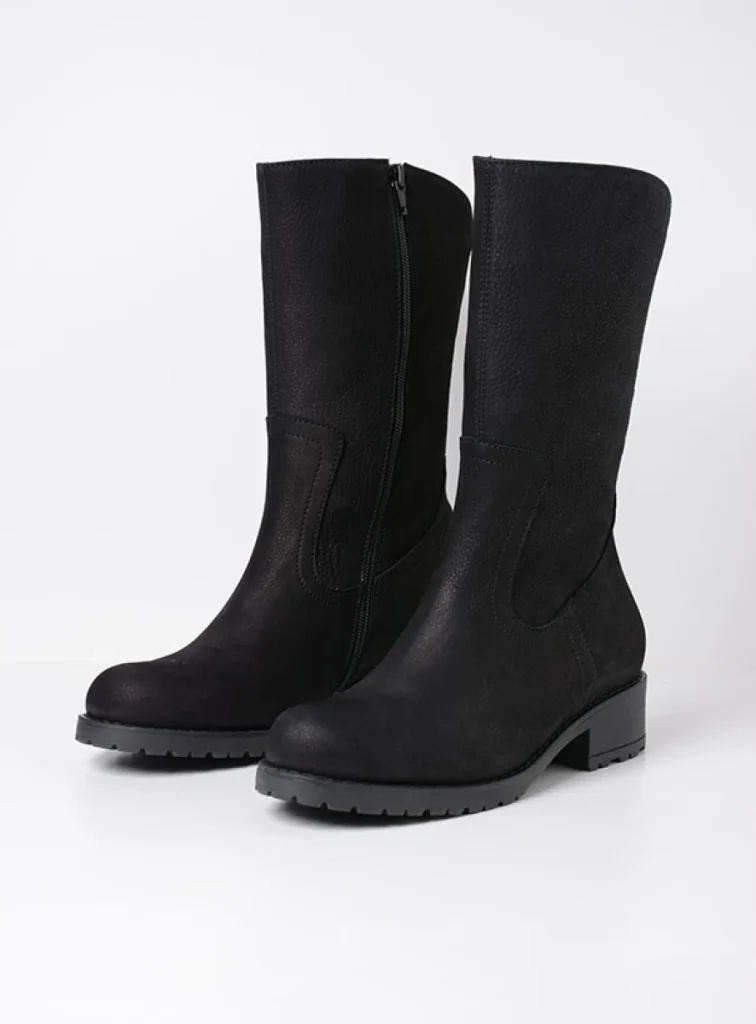 Wolky Boots 02476 Ansina F2F 10000 black nubuck