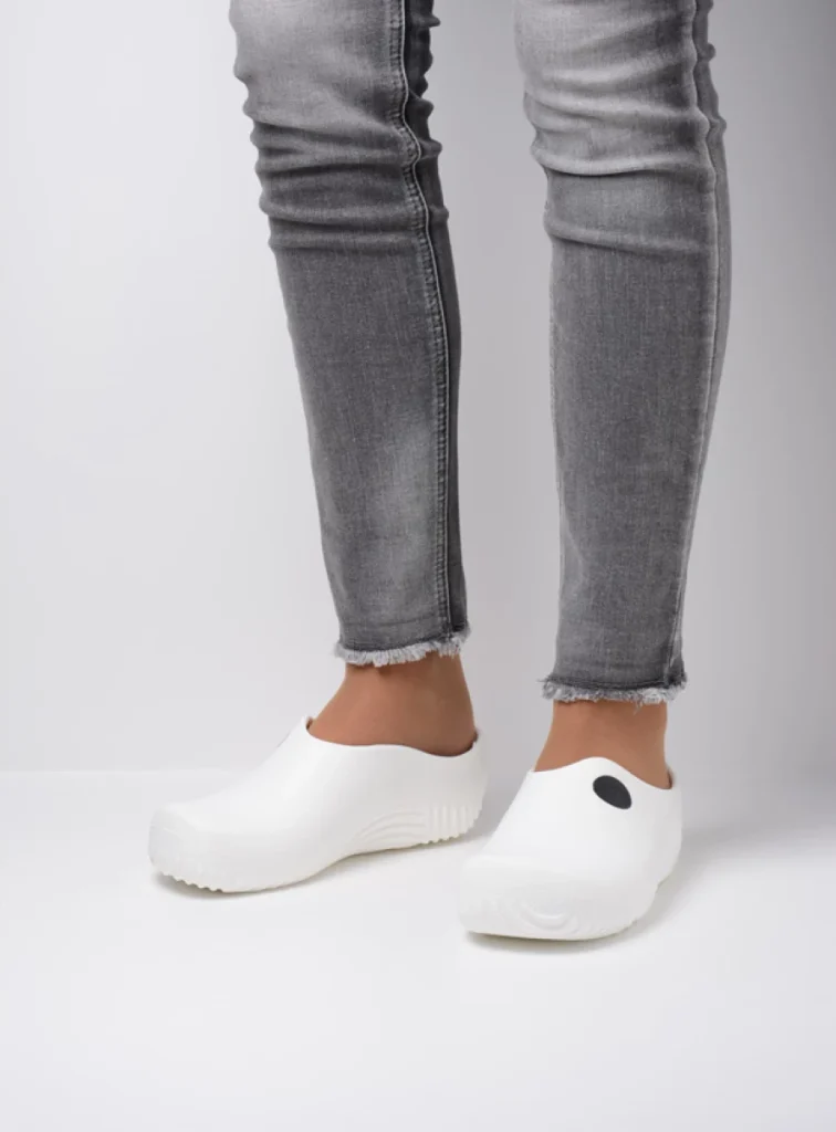 Wolky Clogs 02550 OK Clog 90100 white PU