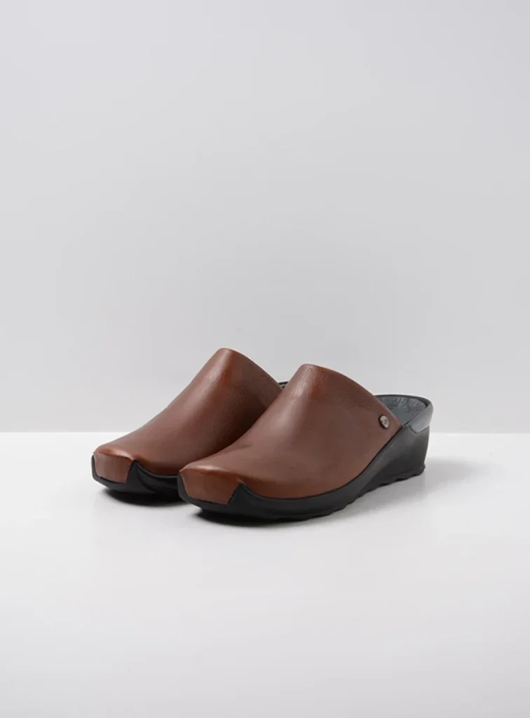 Wolky Clogs 02575 Go 31430 cognac leather