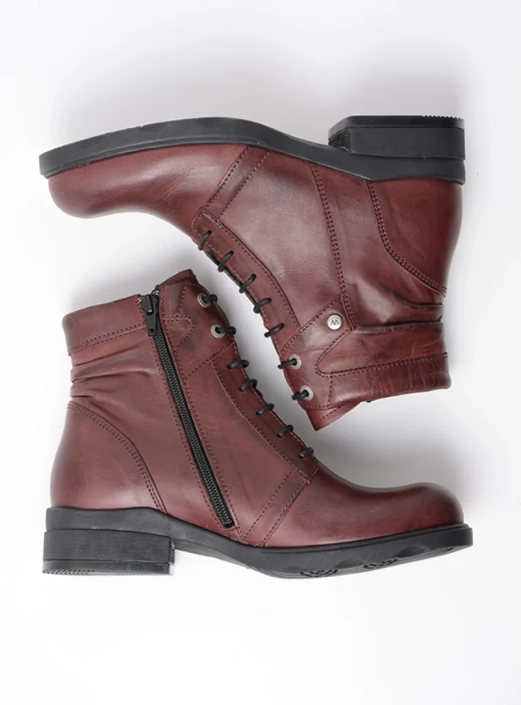 Wolky Boots 02629 Center XW 30551 burgundy leather