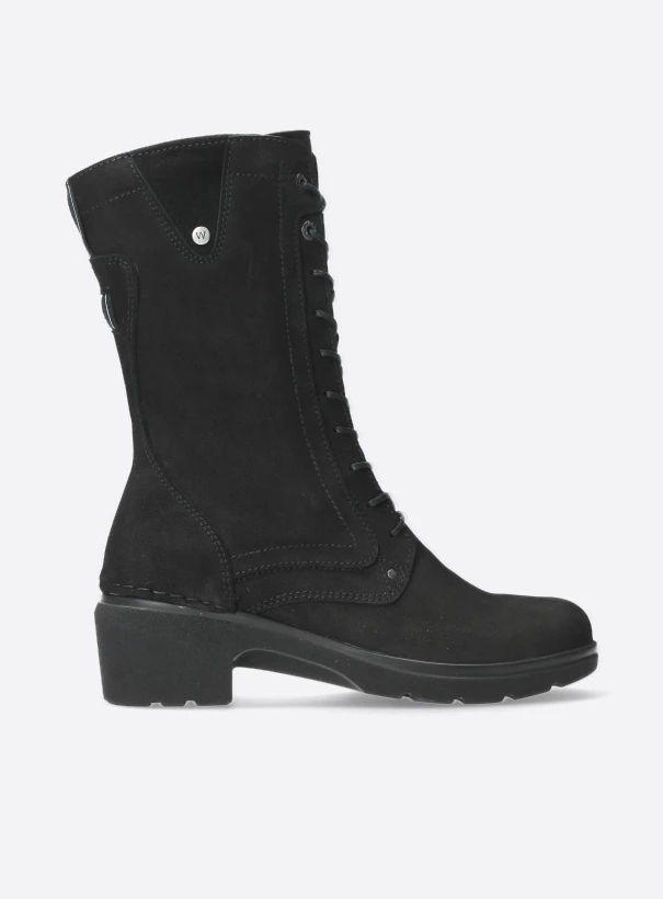 wolky biker boots 02781 shan 11000 black nubuck