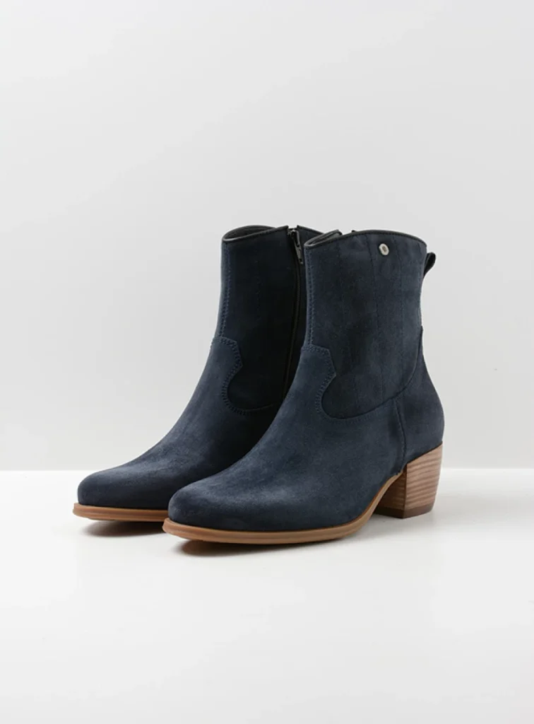 Wolky Boots 02878 Lubbock 40870 blue summer suede