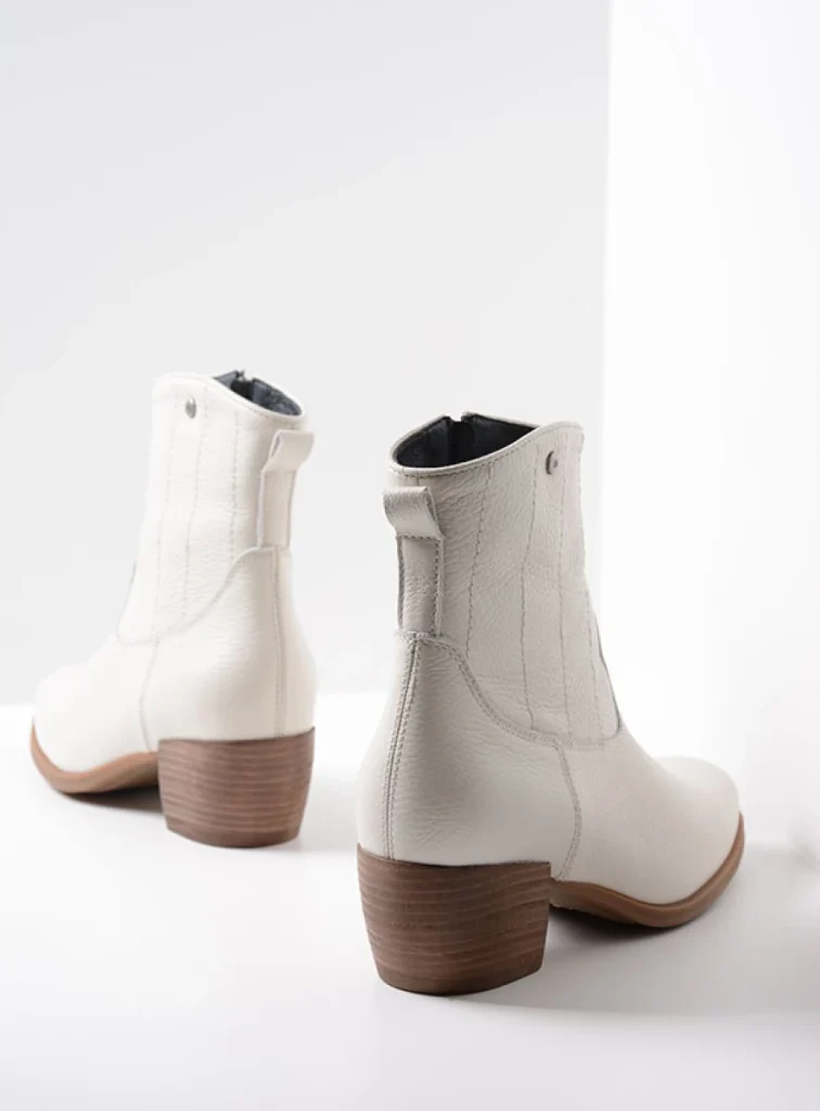 Wolky Boots 02878 Lubbock 71120 cream white leather