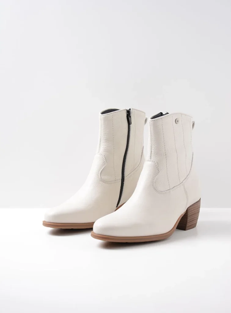 Wolky Boots 02878 Lubbock 71120 cream white leather