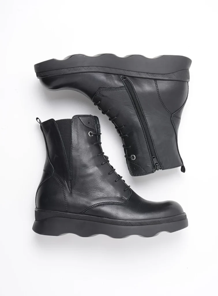 Wolky Boots 02978 Akita HV 30000 black leather