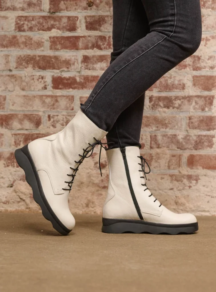 Wolky Boots 02980 Mito 71114 wool white leather