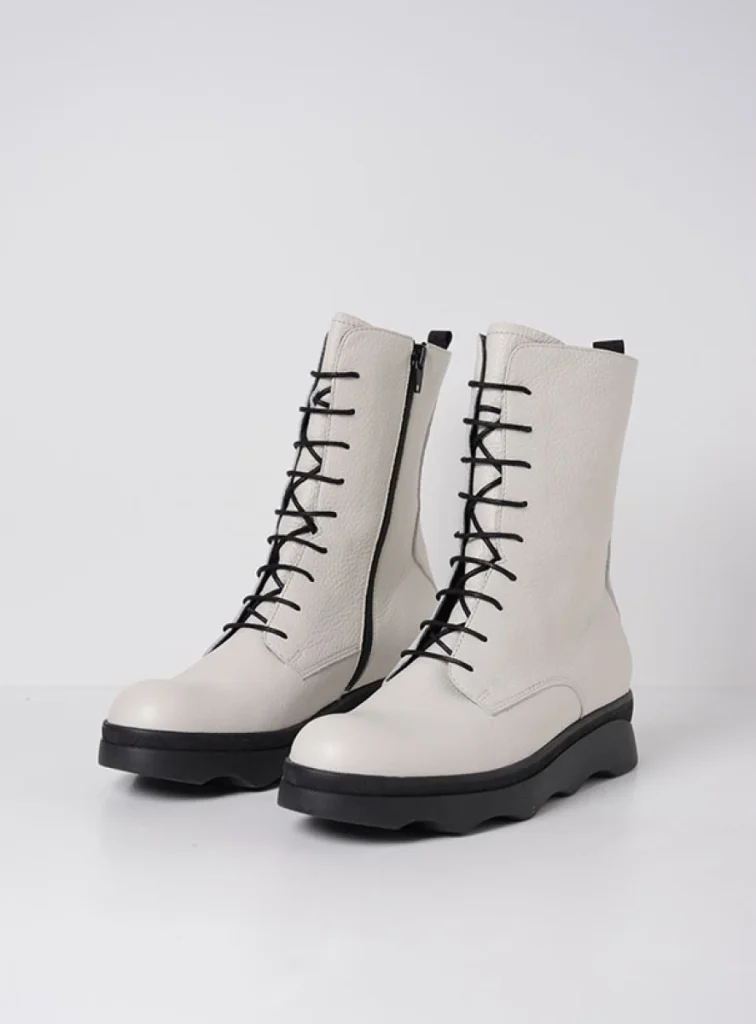 Wolky Boots 02980 Mito 71114 wool white leather