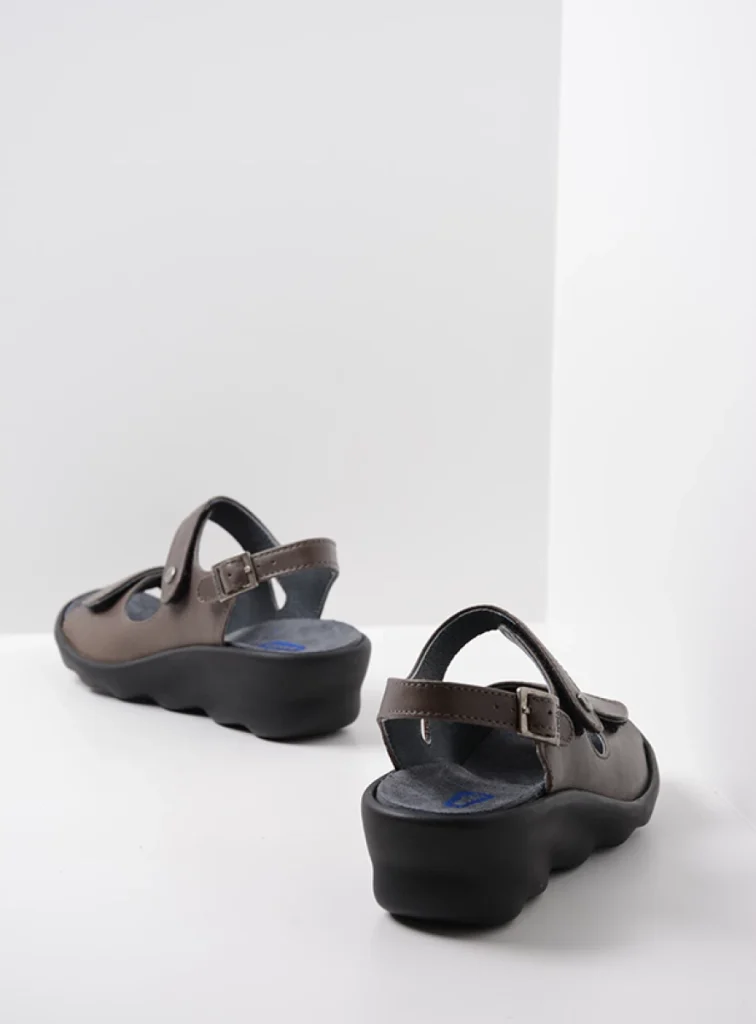 Wolky Sandals 03125 Scala 30350 brown-grey leather