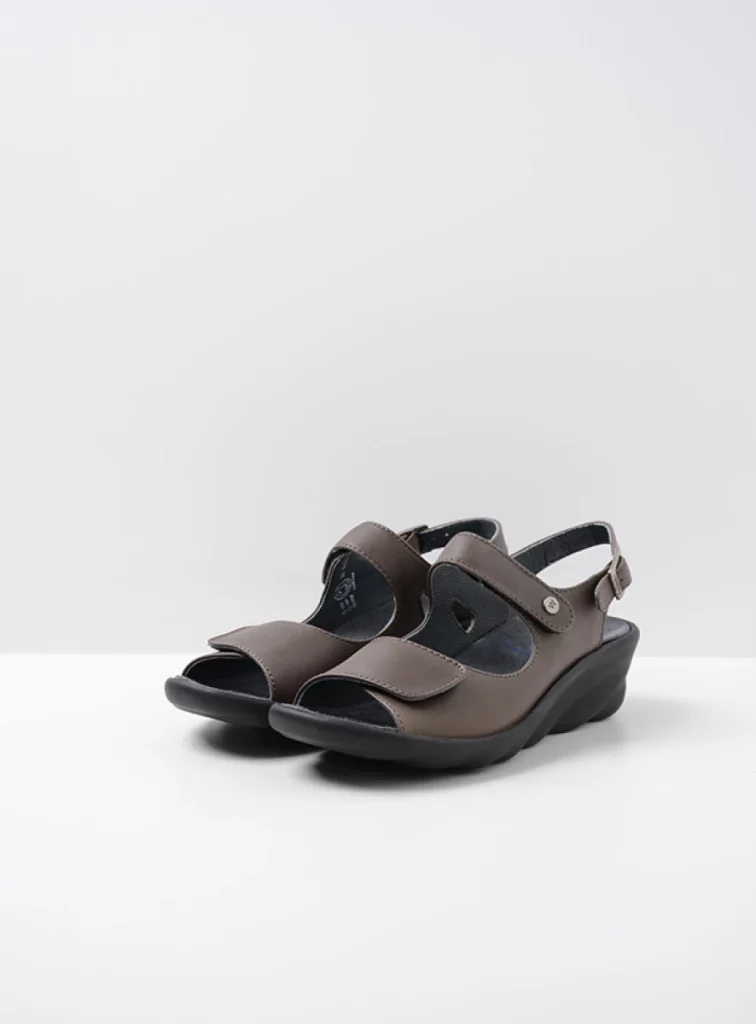 Wolky Sandals 03125 Scala 30350 brown-grey leather