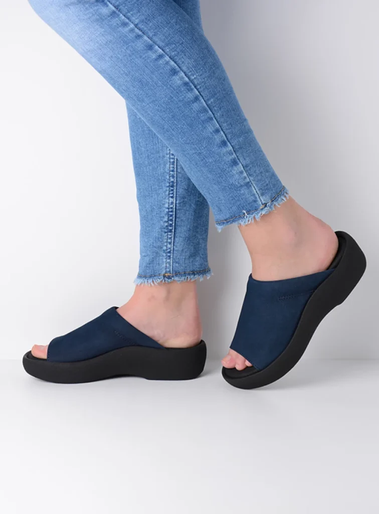 Wolky Sandals 03201 Nassau 11820 denim nubuck