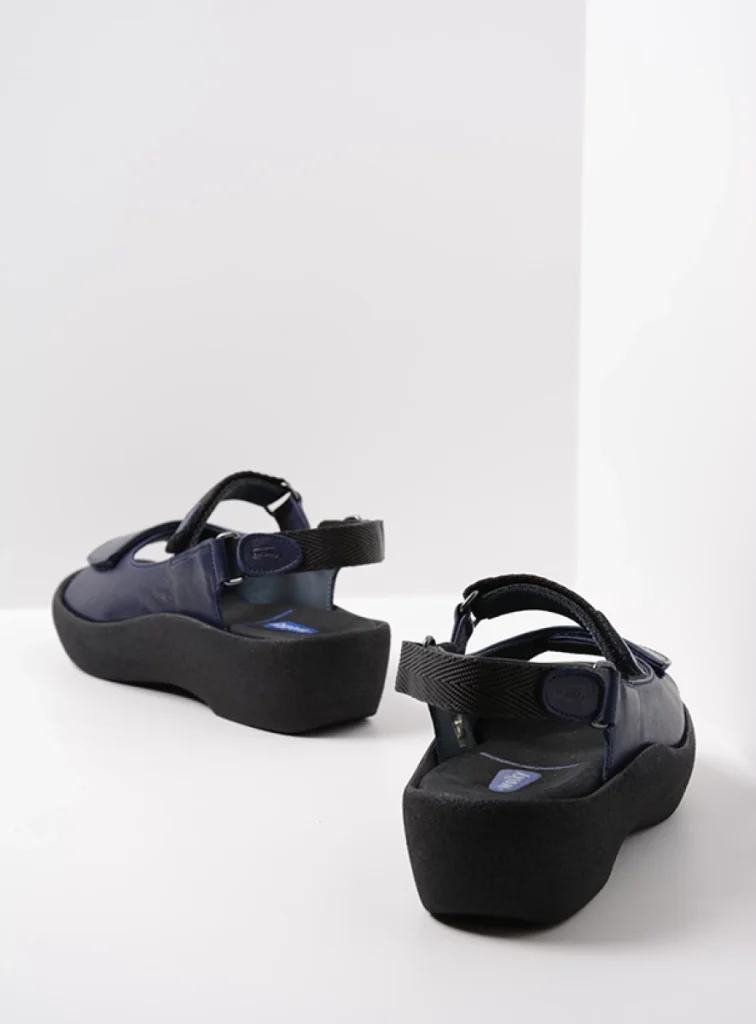Wolky Sandals 03204 Jewel 34800 blue leather