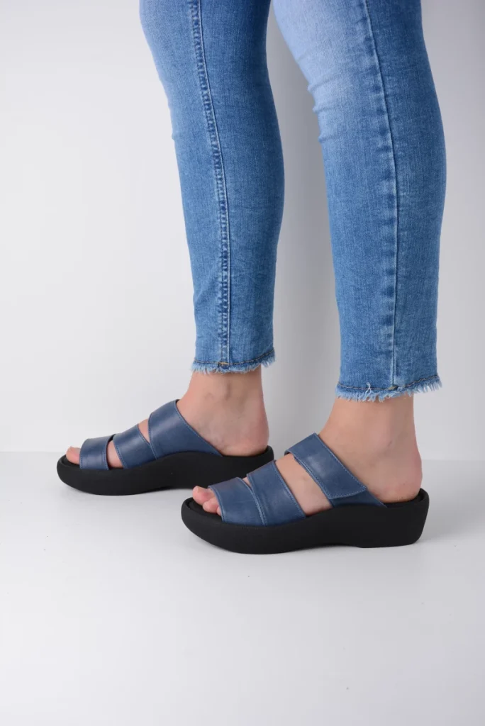 Wolky Sandals 03207 Aporia 30840 jeans leather