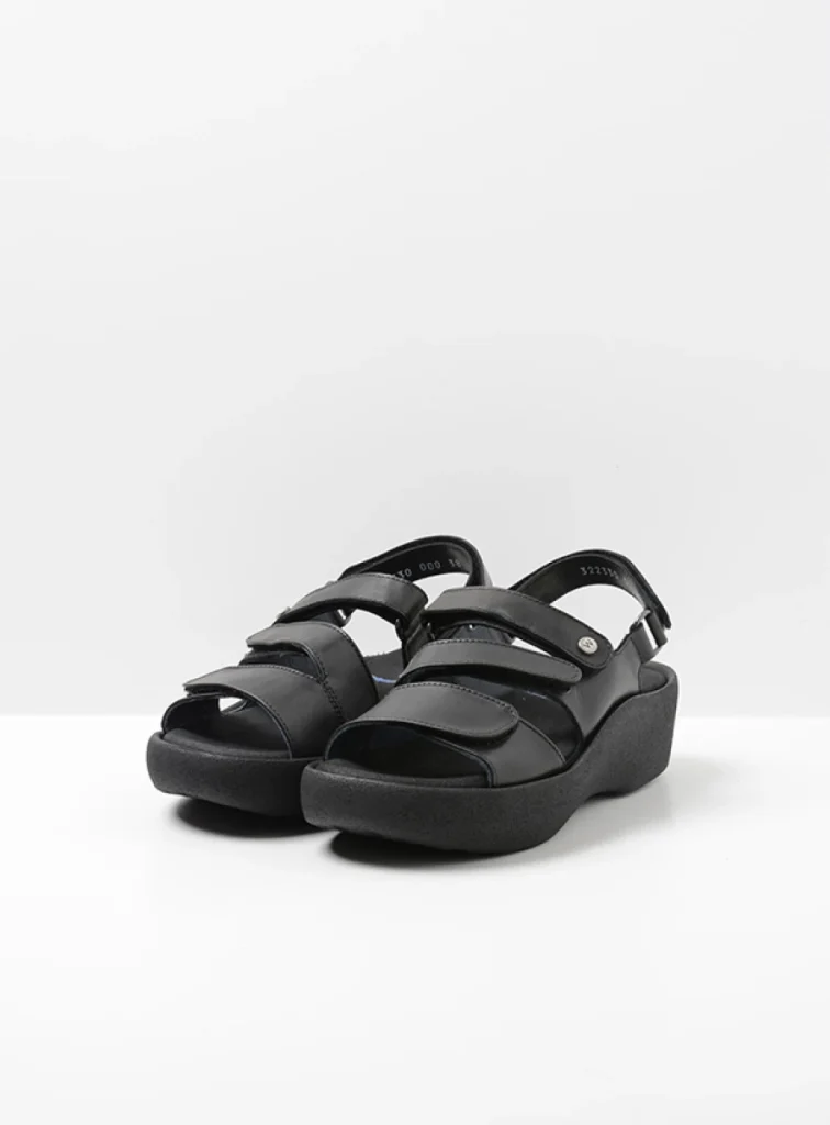 Wolky Sandals 03223 Avalon 30000 black leather