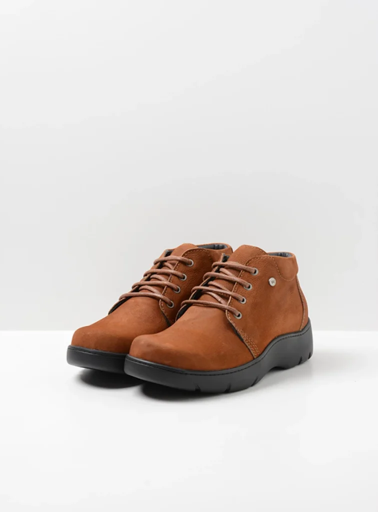 Wolky Lace up boots 03255 Tarda XW-WR 11430 cognac nubuck