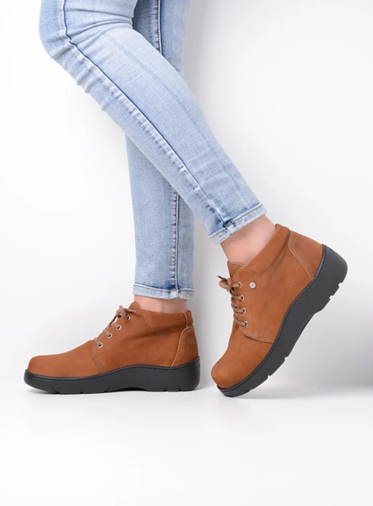 Wolky Lace up boots 03255 Tarda XW-WR 11430 cognac nubuck