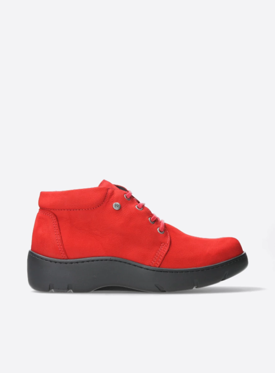 Wolky Lace up boots 03255 Tarda XW-WR 11505 dark red nubuck