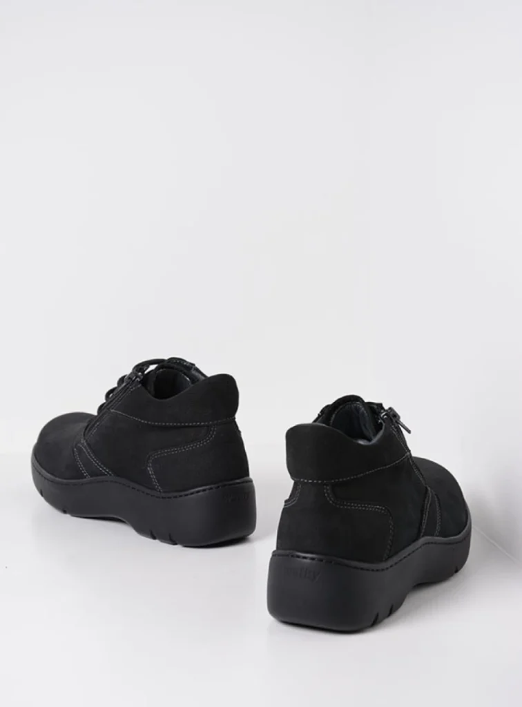 Wolky Lace up shoes 03257 Annemarie XW 11000 black nubuck