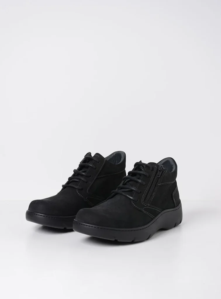 Wolky Lace up shoes 03257 Annemarie XW 11000 black nubuck